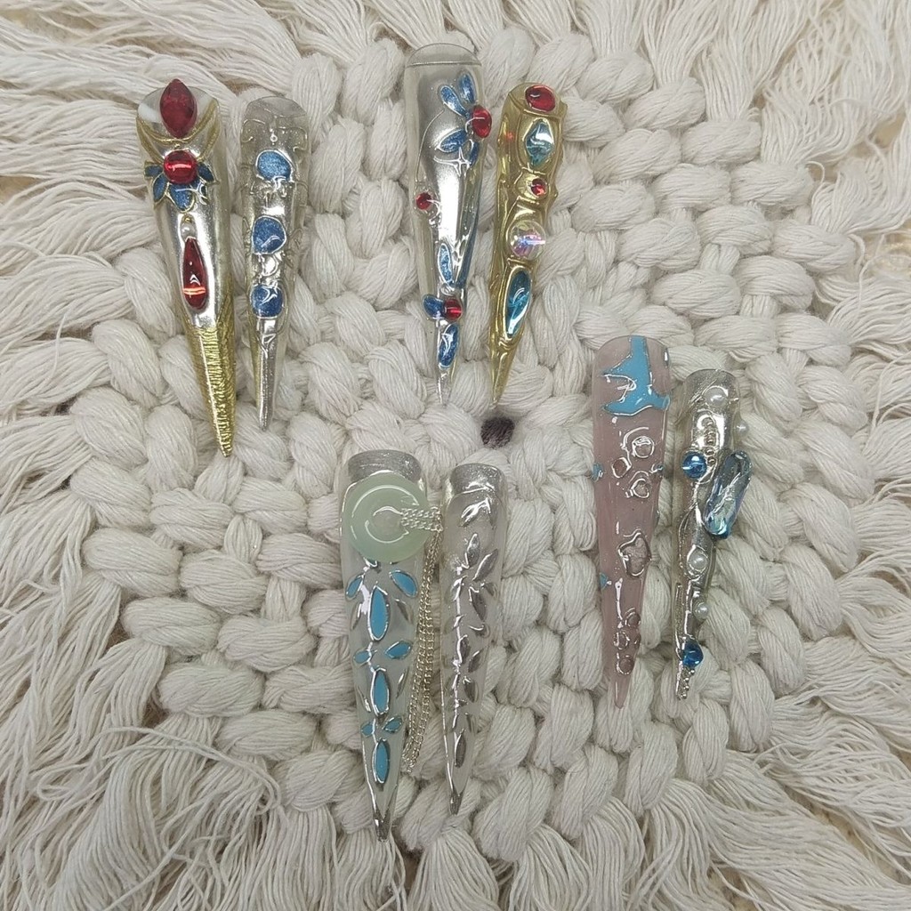 Palace Xifei Back to Palace Armor Nails ทําด้วยมือระดับไฮเอนด์