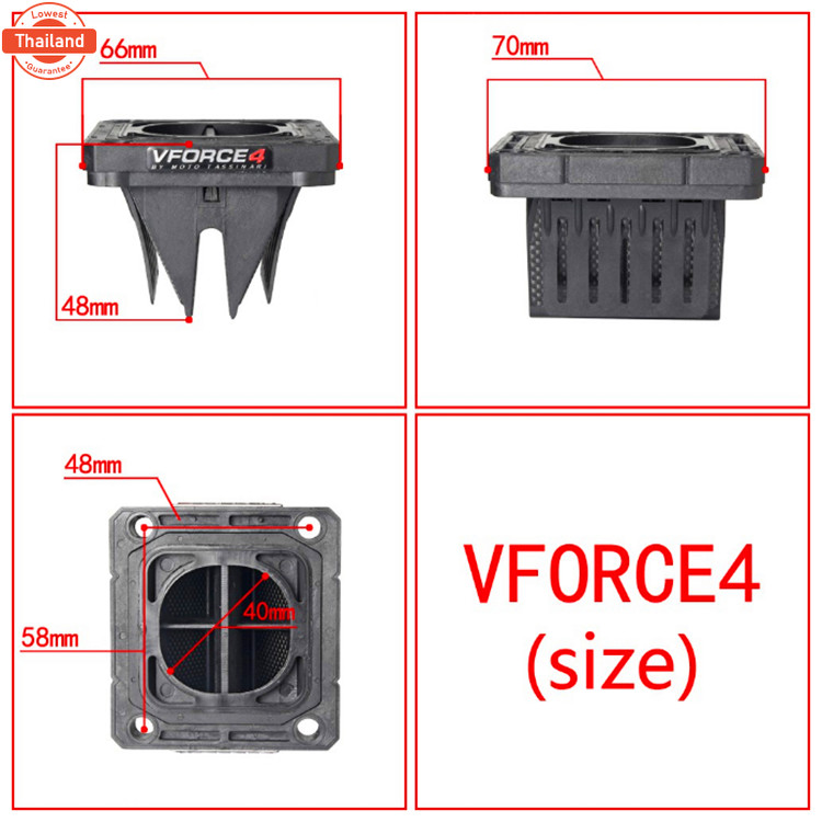 รถจักรยานยนต์ไอดีคาร์อนไฟเอร์ vforce 4 กกวาล์วสำหรั Yamaha Banshee 350 350cc yzf rz rzz 350 dt175 rx