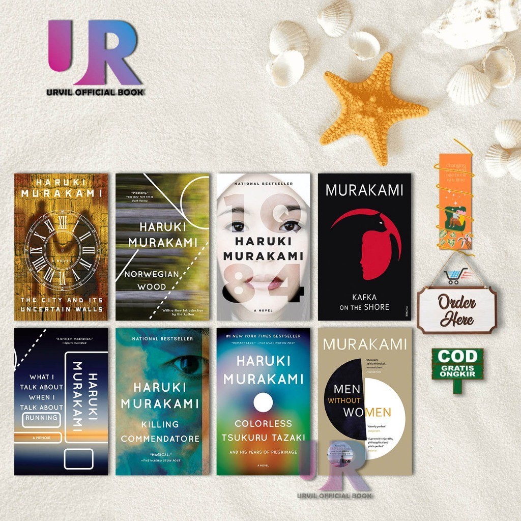 หนังสือรวมของ Haruki Murakami | The City and Its Uncertain Walls - Kafka on the hore - 1Q84 - Tสุขur