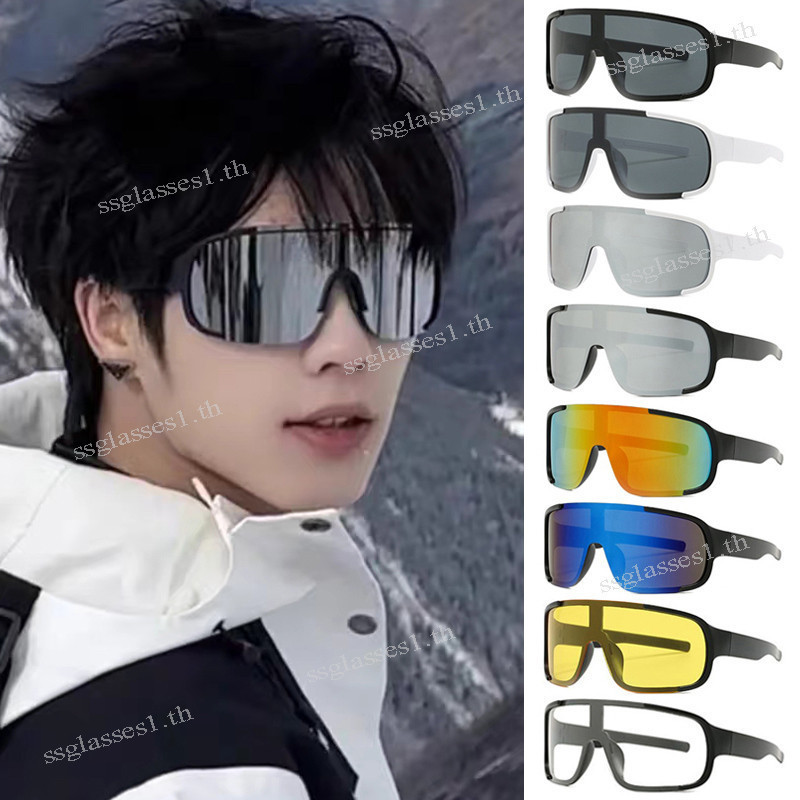 ผู้ชายกีฬา UV400 ขี่จักรยานกรอบใหญ่แว่นตากันแดดจักรยาน Mountaineering จักรยานกลางแจ้งแว่นตาแว่นตากระจกหน้ารถ Shades สําหรับผู้ชายผู้หญิง