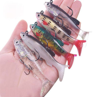 LUC Umpan Ikan Minnow Tenggelam 8.5cm/13g Umpan Pancing Lembut Umpan Pancing Buzz Bait Umpan Plastik Lembut