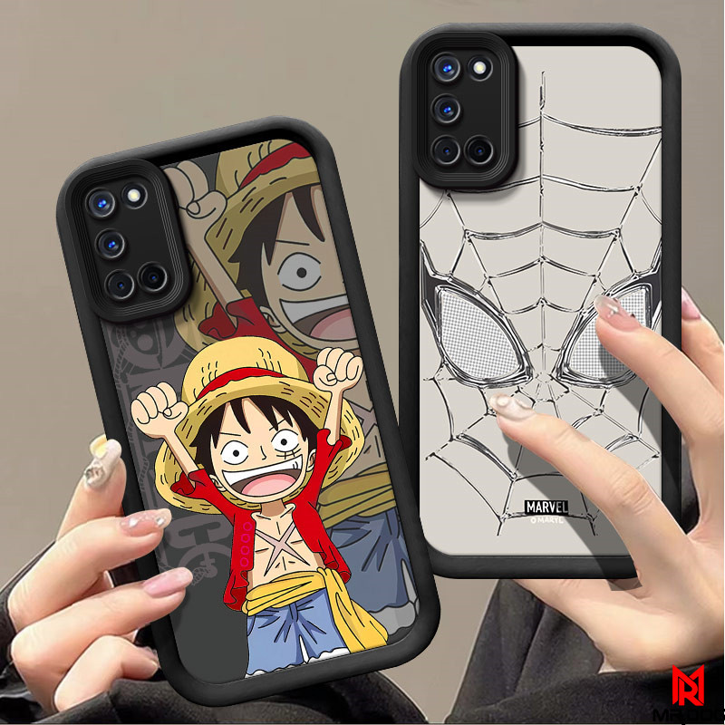 เคส OPPO RENO5 RENO4 อะนิเมะสไตล์ TPU นุ่มซิลิโคนป้องกันการตกโทรศัพท์กรณีสไตล์ 2