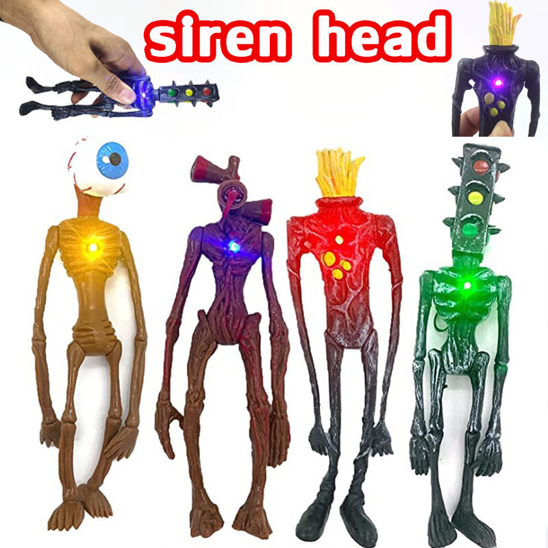🚨COD👁️ไซเรนมีไฟ siren head หัวขลุ่ย 2 รุ่น หัวลำโพง 4/8 แบบ ของเล่นโมเดล  ของเล่นเด็ก PVC