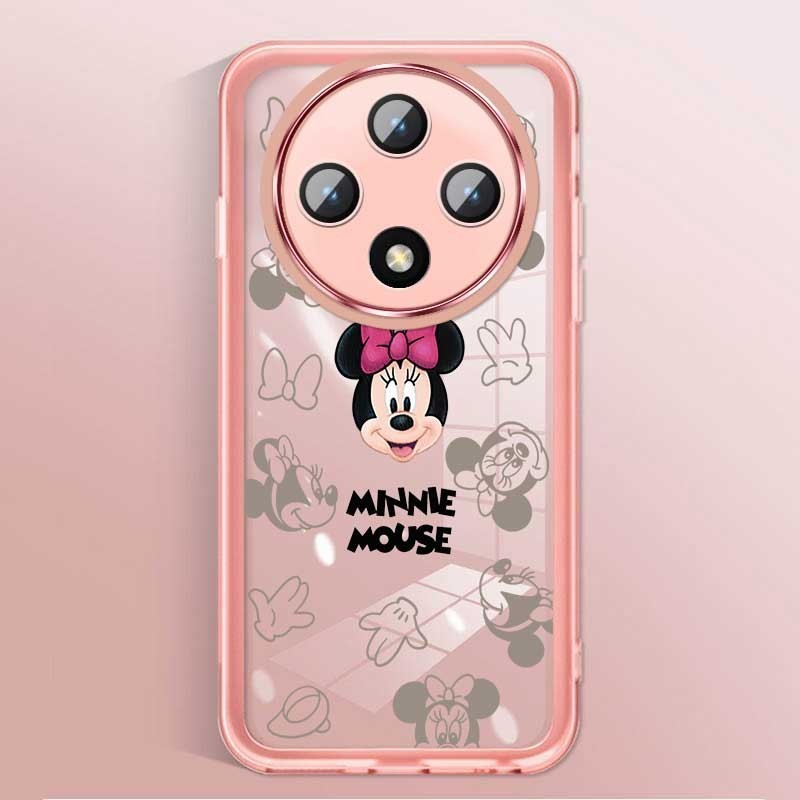 Oppo Reno 12F Reno12 F 5G Casing Cartoon Minnie Mobile Case เมาส์น่ารัก Clear Candy Silicon Case Camera Protector Cover