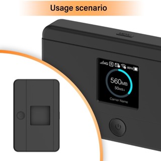 QUIM Travel Case Router ปลอกซิลิโคนสําหรับ 4G Router M7350 R…