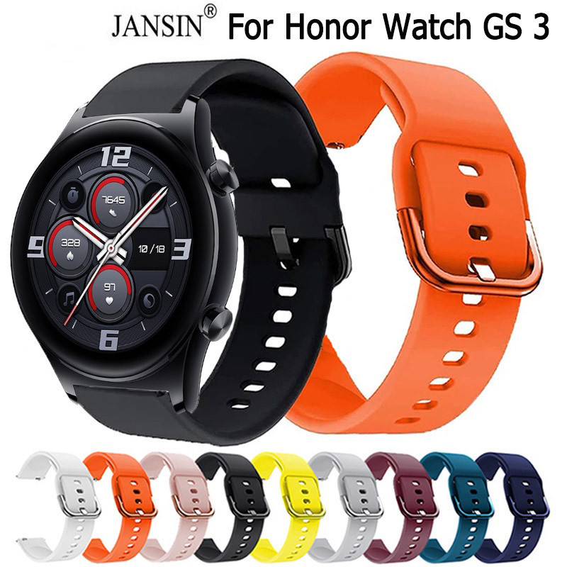 สายไทเทเนียมสําหรับ Honor Watch GS 3 สายโลหะสําหรับสร้อยข้อมือ Honor Watch gs3