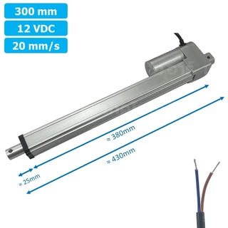 CLB 12VDC/24VDC มอเตอร์ก้านชัก ระยะชัก 50-500mm 20mm/s 700N Electric Linear Actuator Low Noise เสียงรบกวนน้อย พัตเตอร...
