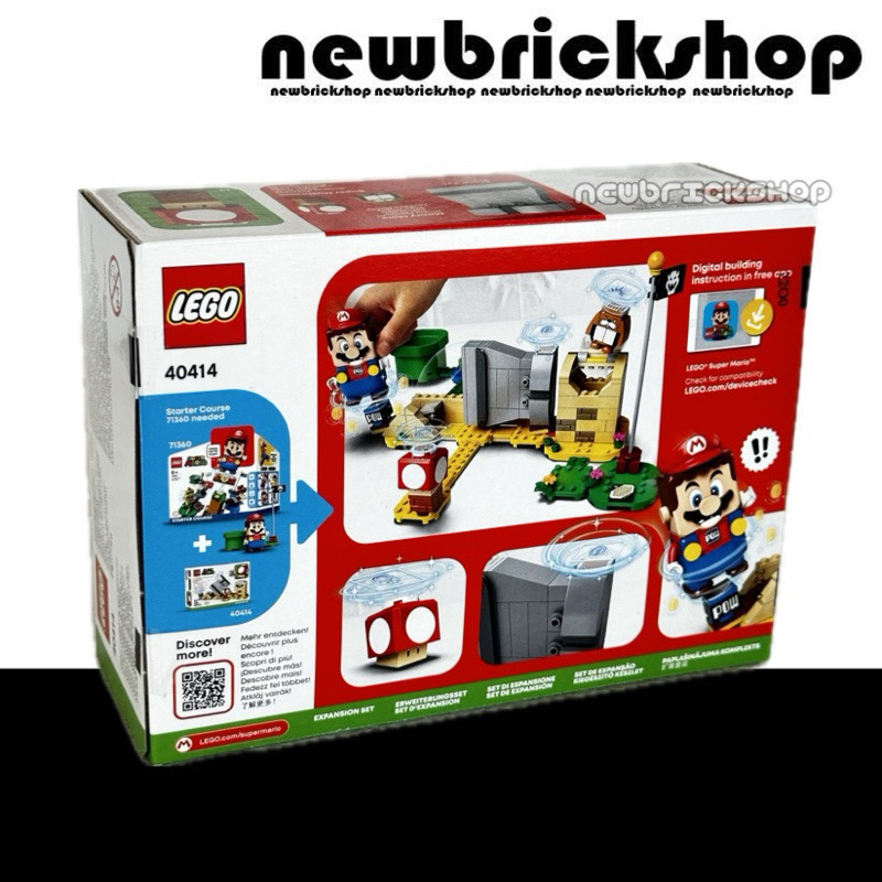 ของเล่นเด็กผู้ชาย LEGO Monty Mole & Super Mushroom Expansion Set 40414