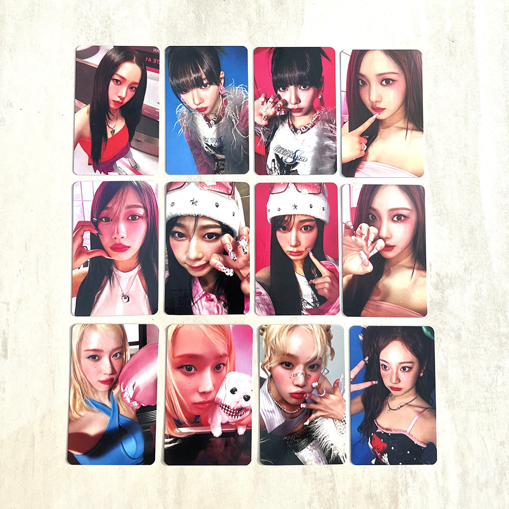 Kpop AESPA อัลบั้มใหม่อัลบั้ม HOT MESS การ์ดขนาดเล็กรุ่น H การ์ดสะสมการ์ด Hotmess
