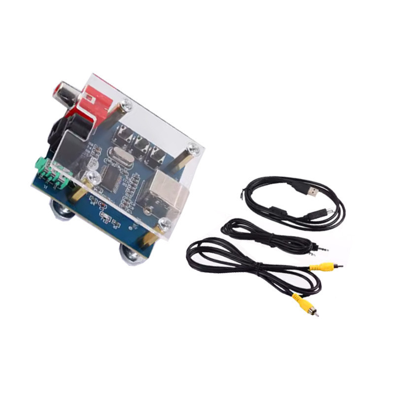 Pcm2704 การ์ดเสียง USB DAC ถอดรหัสอินพุต USB Coaxial Fiber ถอดรหัสการ์ดเสียงไฮไฟ
