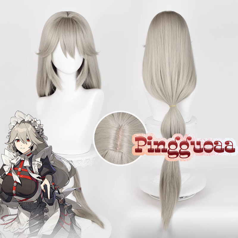【Manmei】Zenless Zone Zero Rina Cosplay Wig Alexandrina Sebastiane 105cm Long Heat Resistant Synthetic Hair