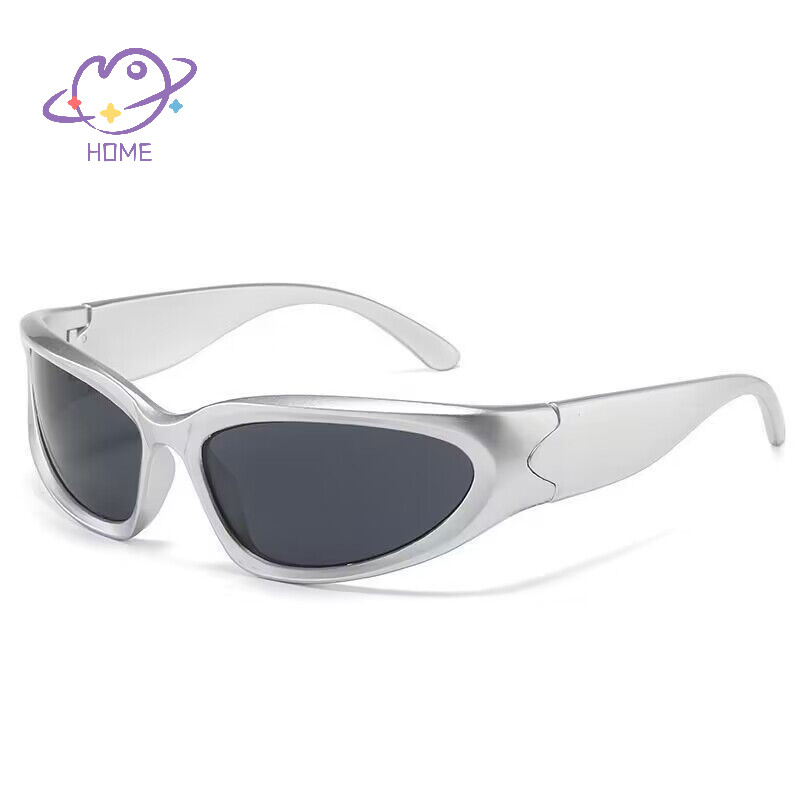 [mayhome] แว่นกันแดดโพลาไรซ์แบบสปอร์ตแว่นตา UV400 แว่นกันแดด Steampunk Windproof สําหรับผู้ชายผู้หญิงตกปลา Retro {TH}