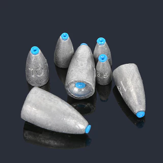 F123 ตะกั่วตกปลา จี้ตะกั่วกระสุน มีหลายขนาดให้เลือก พร้อมส่ง