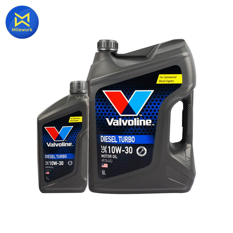 น้ำมันเครื่อง VALVOLINE-DIESEL TURBO(10W30) 6Lแถม1L (150179)