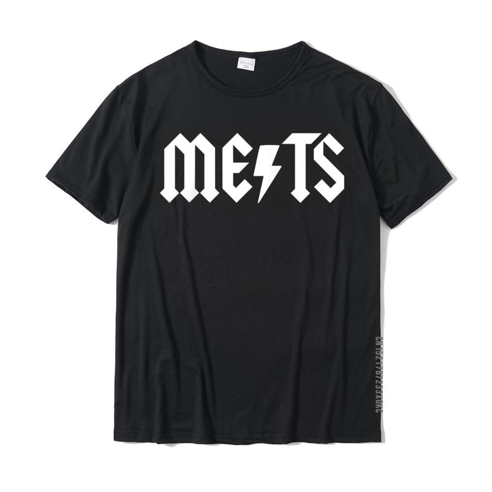 METS ตลก Mets Raglan เบสบอล Tee แฟชั่นผู้ชาย T เสื้อผ้าฝ้าย 100% เสื้อพิมพ์บน