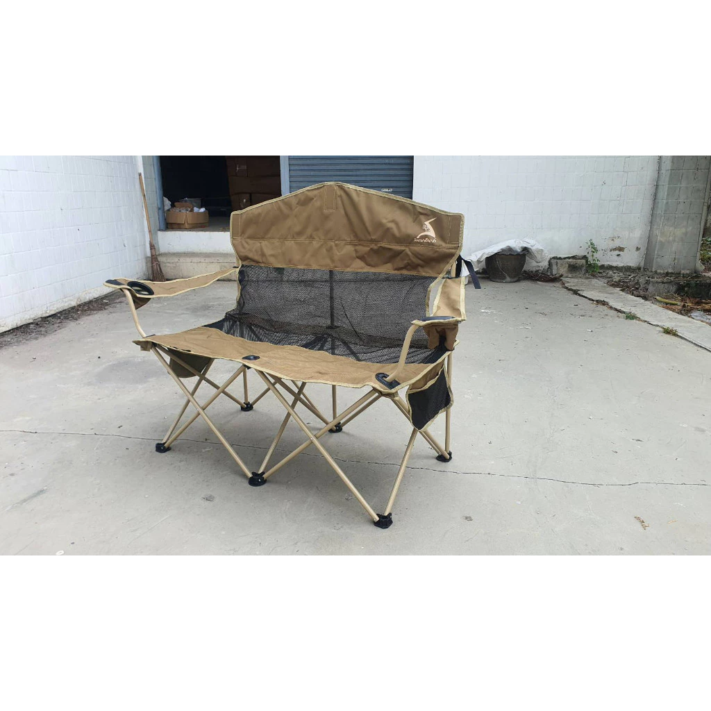 เก้าอี้พกพา เก้าอี้นั่งคู่ TWIN CHAIR ของสนามเดินป่า by Jeep Camping thumbnail 6