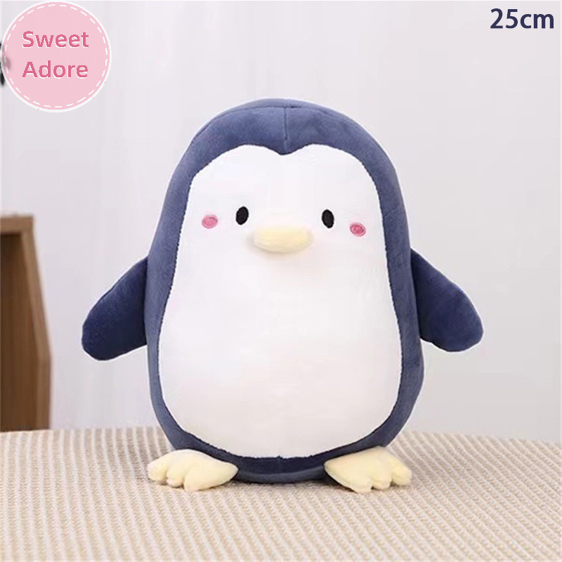 Sweetadore 25 ซม.ตุ๊กตาเพนกวินของเล่นเด็กตุ๊กตาของเล่นน่ารักผ้าฝ้ายหมอนเบาะการ์ตูนสัตว์สาวของขวัญวันเกิดคริสต์มาสปัจจุบัน TH