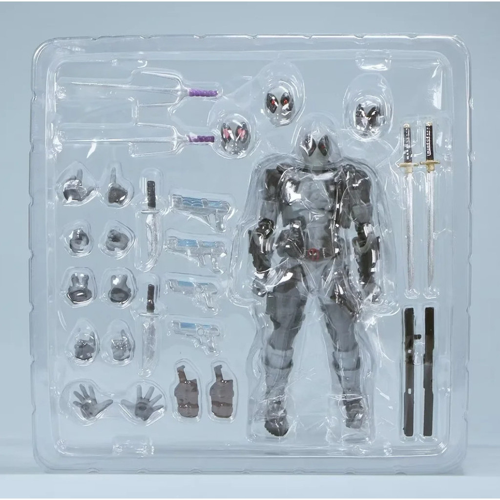 Revoltech Deadpool 2.0 ของเล่น Action Figure Shf 011EX Mafex Deadpool Marvel Legends Movable Joint รุ่น ราคา ถูกที่สุด ดีลบีเคเค แกลเลอรีภาพที่ 6