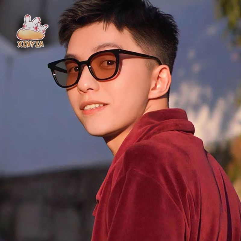 แว่นตากันแดดuv400 กรอบหนา ทรงสี่เหลี่ยม สีดํา สไตล์วินเทจ หรูหรา แฟชั่นเรโทร สําหรับผู้หญิง สําหรับผู้ชาย xinyia,th - รูปที่ 2