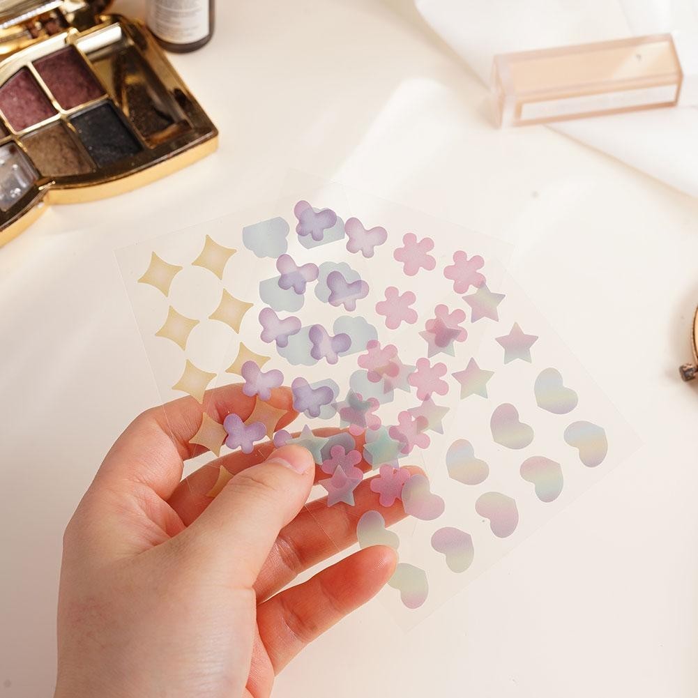 20ชิ้น/แผ่นไล่โทนสีสี วิชาพลศึกษา แผ่นแปะสิวแบบพกพาครอบคลุมสิวแพทช์