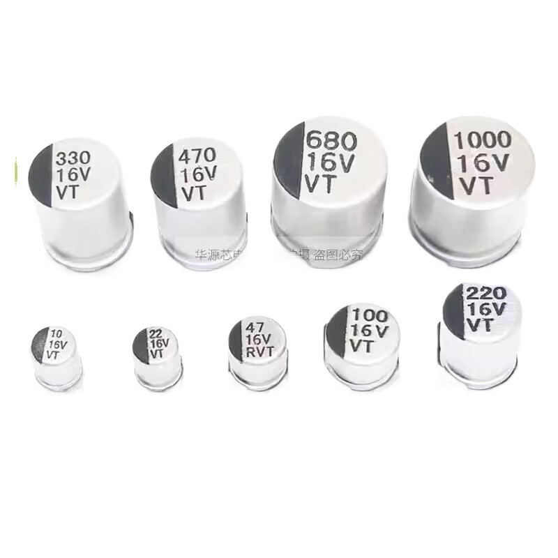 10 ชิ้น/ล็อต Patch อลูมิเนียม Electrolytic Capacitor 16V 10V 25V 35V 50V 10UF 22UF 33UF 47UF 100UF