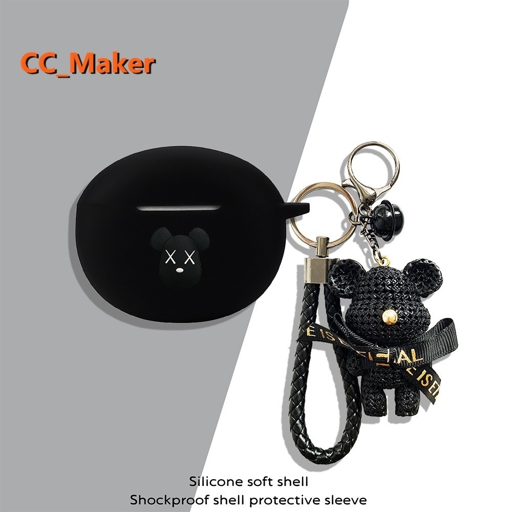 For JEEP EW011 Case Silicone Soft Case Cartoon Pikachu Keychain Pendant JEEP EW011 Shockproof Shell 