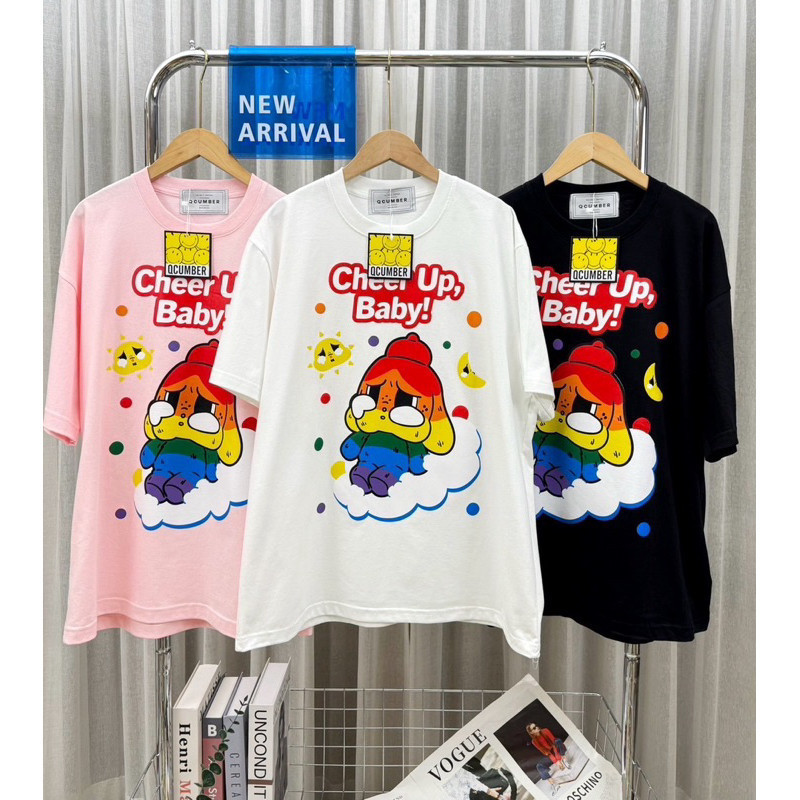 💟  ◡̈ เสื้อป้ายQcumber งานรวมป้าย Unisex Men T-Shirts