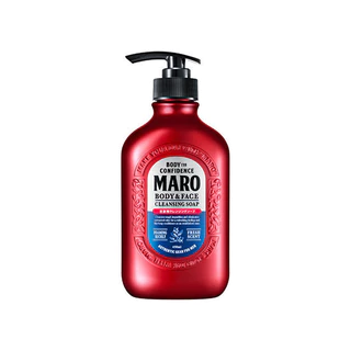 Maro Body & face Cleansing Soap สบู่ 2in1 450 ml. ชำระผิวกายและล้างหน้า กลิ่น Herb Citrus ขจัดความมัน ชำระสิ่งสกปรก[PC]