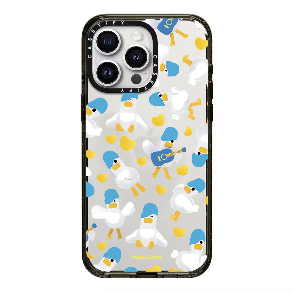 หญ้าสีฟ้าหมวกเป็ดอะคริลิคเคสโทรศัพท์สําหรับiphone 15 ProMax 15Pro 15 14 13 12 11 Pro Maxกรณีแพคเกจเต็มรูปแบบShock-ดูดซับFrosted Hardปกหลัง