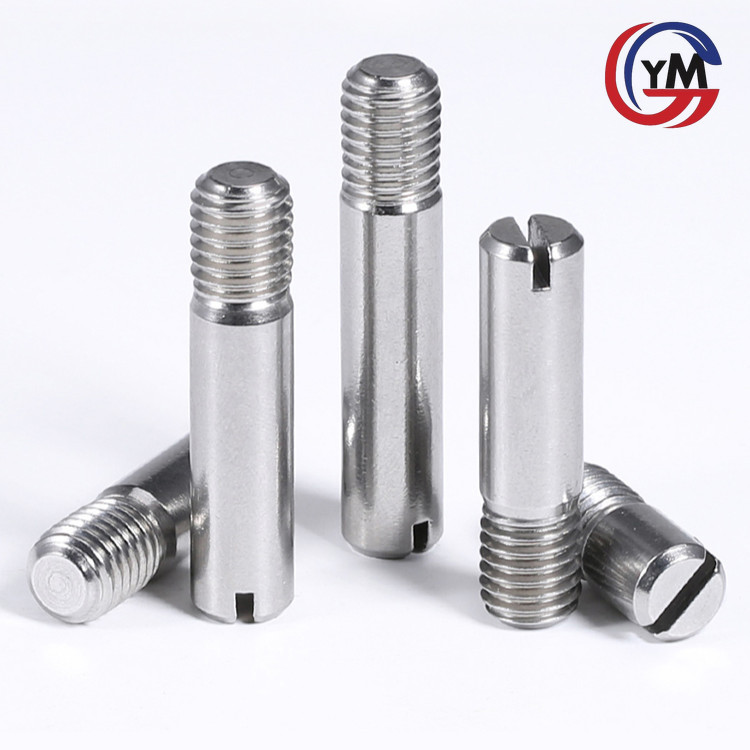 [จัดส่งด่วน] Gb878 Slotted ตําแหน่ง Pin Shaft Pin เล็บ 304 สแตนเลส Slotted ภายนอกเกลียวขาทรงกระบอก M2M3M4M5M6M8M10