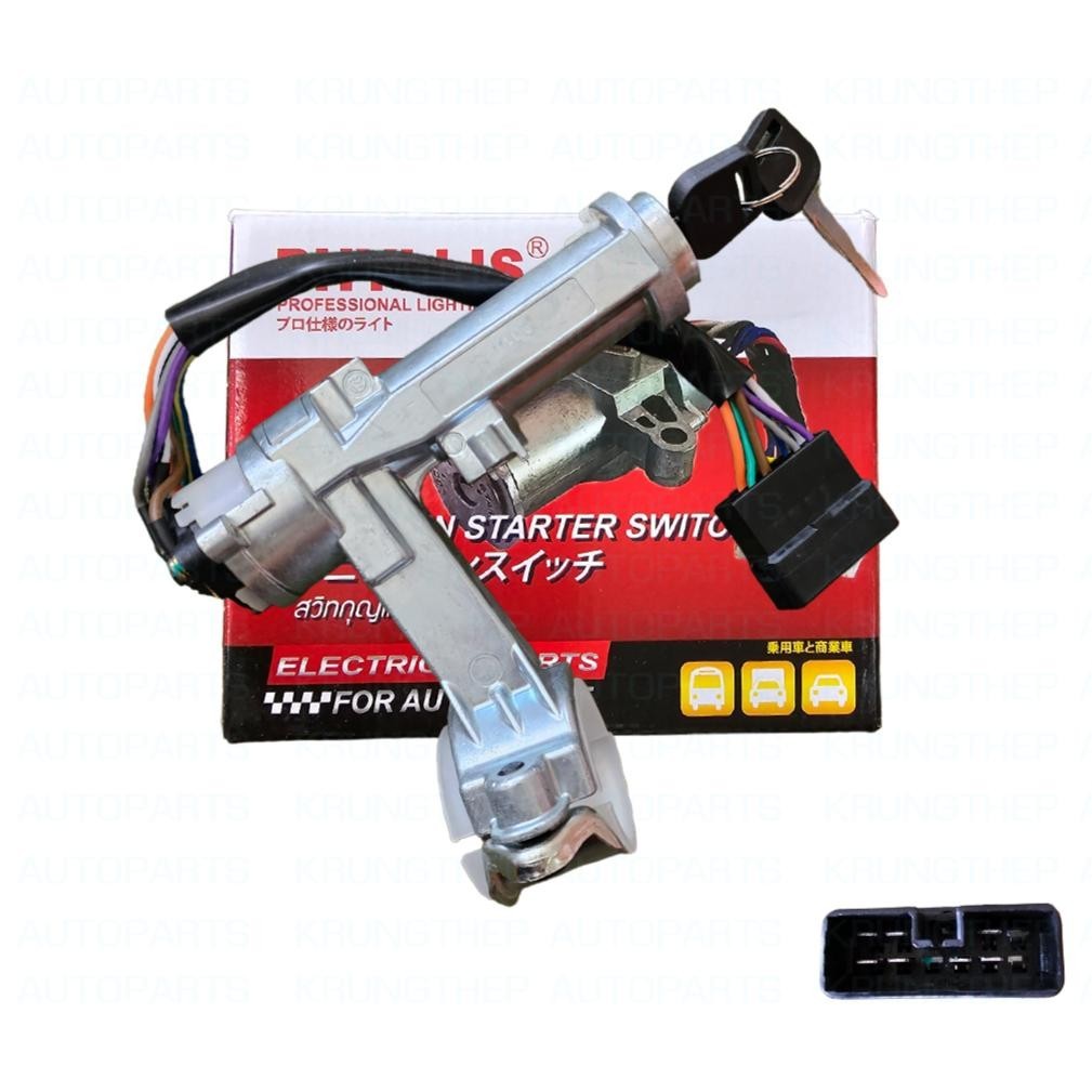สวิทซ์กุญแจสตาร์ท TOYOTA MIGHTY-X รุ่นสายยาว *ปรับคอไม่ได้* (ยี่ห้อ Phyllis)