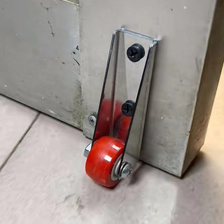 Door Drooping Universal Sliding Gate Guide Wheel Vertical Hinged Door Base Support Wheel Aluminum Alloy Sliding Door Sliding Gate Pulley Lower Wheel Anti-Fall