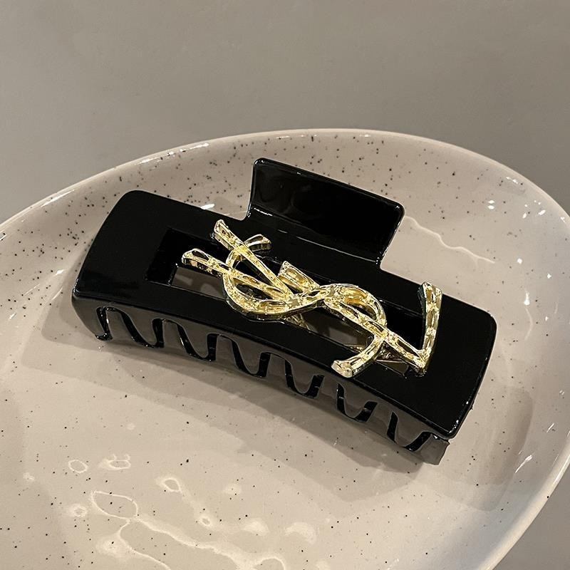 กิ๊บติดผมอะคริลิคทรงสี่เหลี่ยมสําหรับผู้หญิง 2024 กิ๊บติดผมระดับไฮเอนด์สไตล์ใหม่สําหรับด้านหลังศีรษะคลิปฉลาม - รูปที่ 4