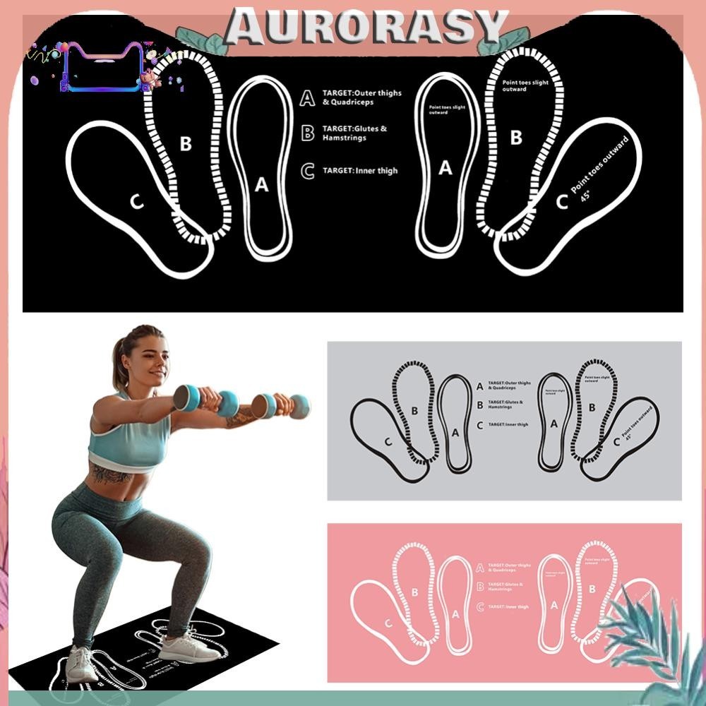 Squat Stance Guide Mat Non-Slip Squat Foot Placement Mat Training Hip Muscle Mat