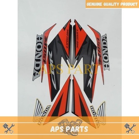 APS PART__ สติ๊กเกอร์ Striping Lis Honda All new CBR 150 LED 2019 สีเทา ส้ม