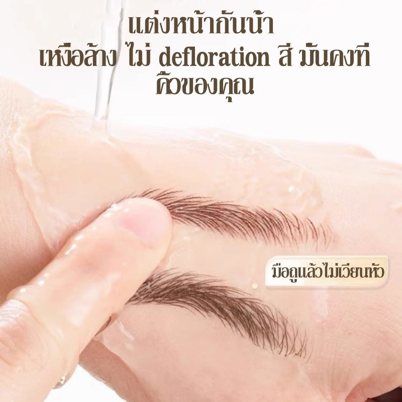 ดินสอเขียนคิ้ว แบบกันน้ำ ดินสอเขียนคิ้วแบบเชือก เขียนคิ้วเชือกดึง เขียนคิ้วกันน้ำ เขียนง่าย เรียบลื่น มีให้เลือก 3 สี - รูปที่ 3