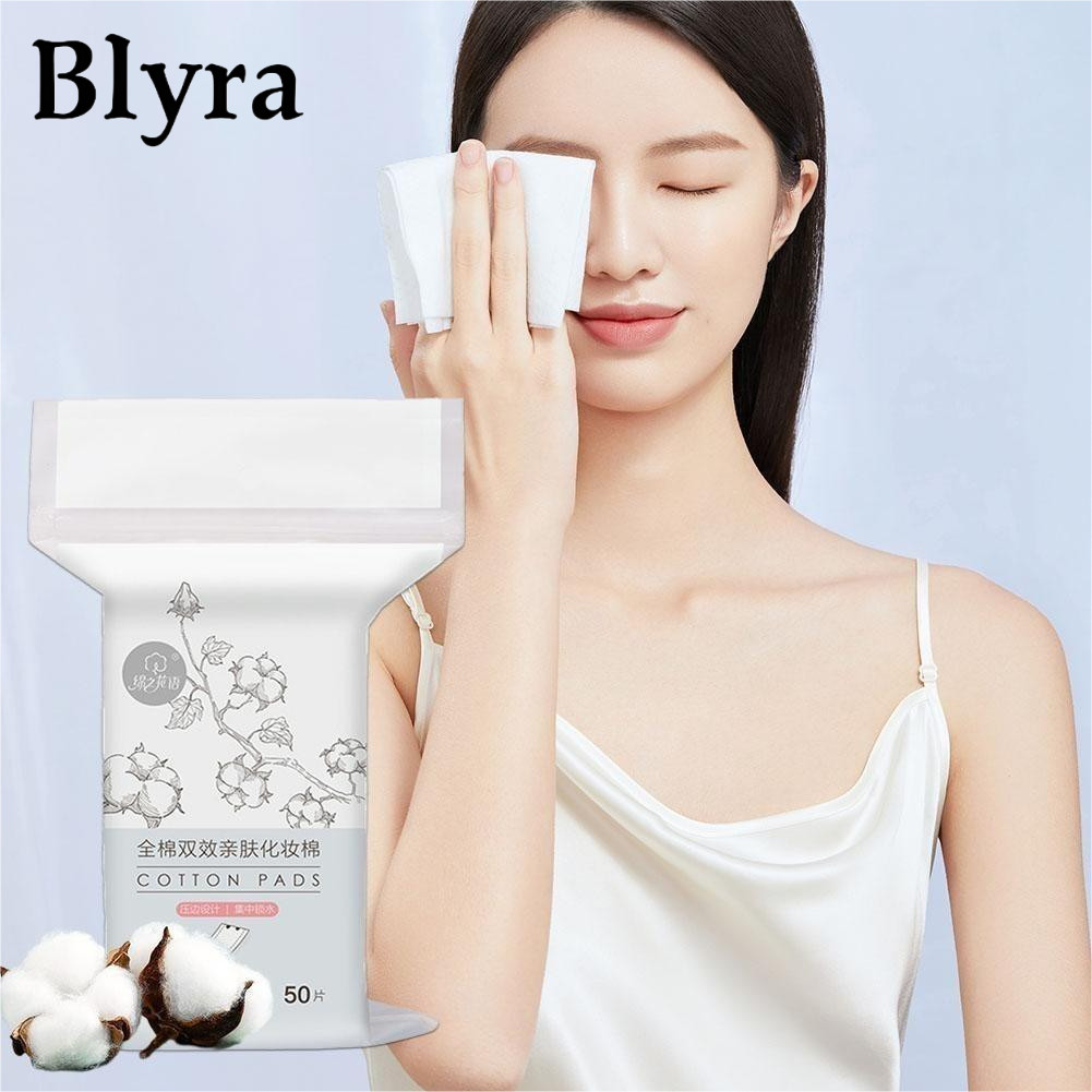 BLYRA 3 ประเภท และสำลีก้อนกลม สำลีแผ่น COTTON WOOL PUFFS 50\120\222 แผ่น