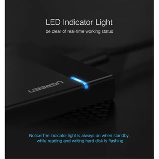 UGREEN รุ่น 30847 USB 3.0 External Box Hard Drive 2.5 กล่องใส่ฮาร์ดดิส External Hard Drive Enclosure Adapter USB 3.0