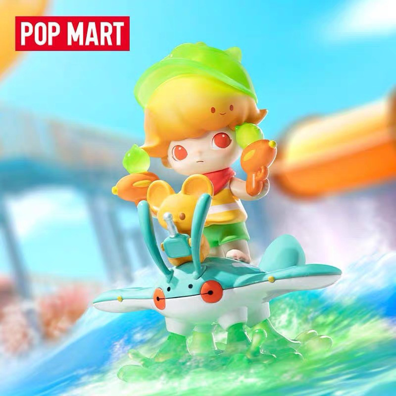 ของแท้ popmart Bubble Mart Water Party Series Blind Box Dimoo skullpanda Trendy Handmart