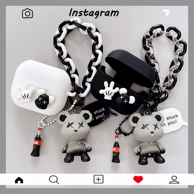 สําหรับ Samsung Galaxy Buds3/Buds 3 Pro เคสซิลิโคนหูฟัง Soft Shell กันกระแทกหูฟังเคสป้องกันพร้อมจี้