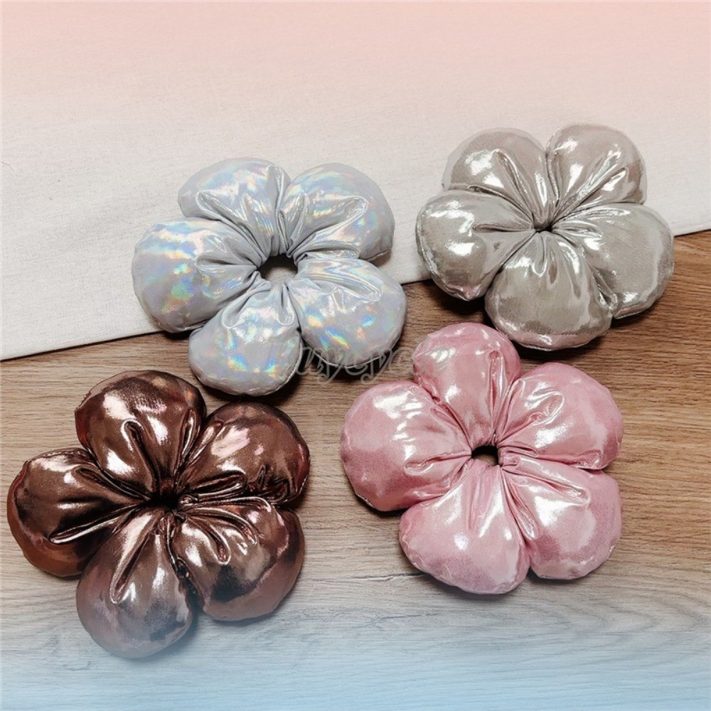 โมเดิร์นเจ้าหญิงแฟชั่นเรืองแสงดอกไม้โบว์ใหญ่ ชม. วงการบิน ที่คาดผมอุปกรณ์ผมดอกไม้คาดศีรษะผมหางม้าหนังคาดศีรษะ - รูปที่ 3