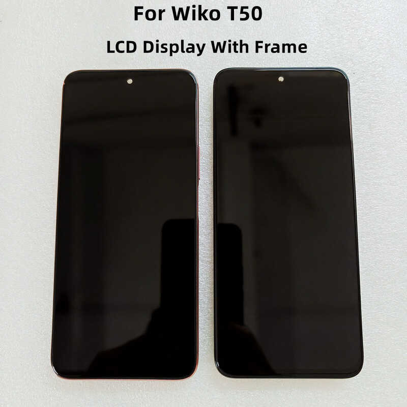 For Wiko T50 LCD&Touch screen Digitizer with frame Wiko T50 display Screen module accessories Asse