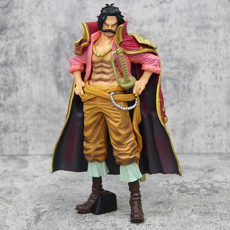 〔 499 〕 23CM Art King Gol D KOA Roger รูปตกแต่งอะนิเมะรูปปั้นตุ๊กตาชนิดบรรจุกล่อง One Piece One Piec