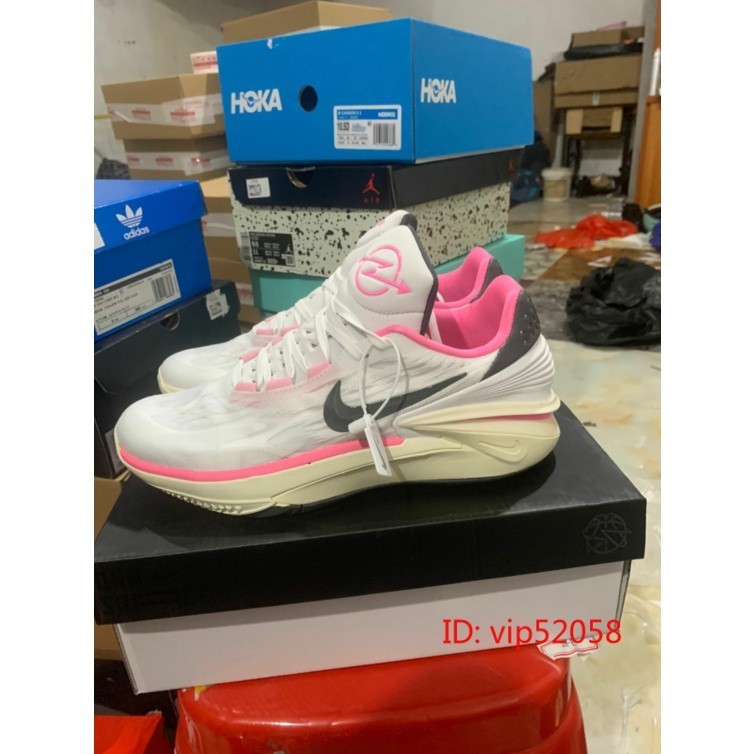 2023newbest priceNK zoom GT cut2sneaker รองเท้าบาสเก็ตบอล สีขาว/เทาแดง