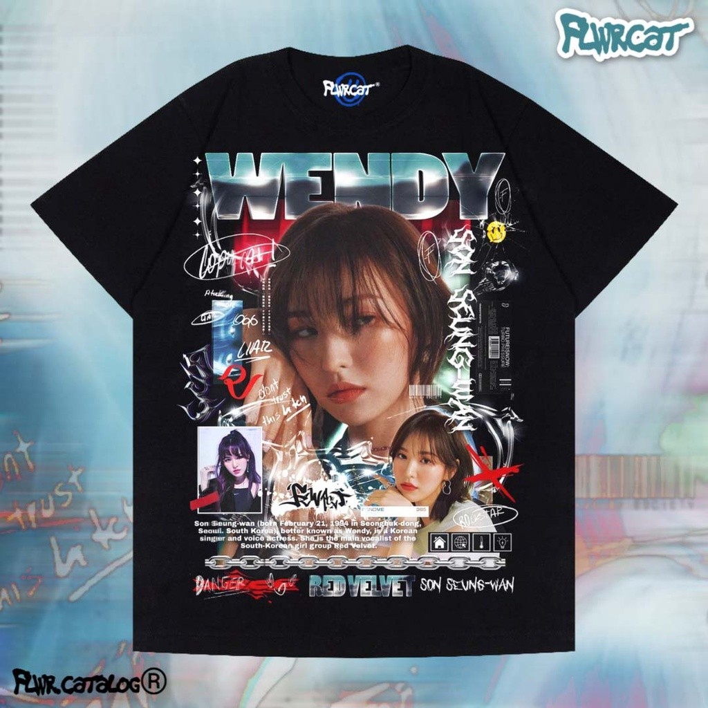 Red VELVET / WENDY TEE / FLWRCAT