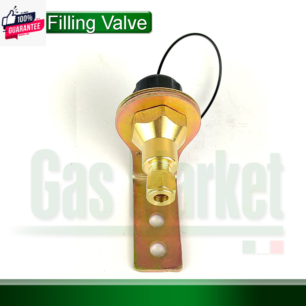 RT หัวเติมแก๊ส LPG ใช้กัรถยนต์ชิดข้อต่อแตาไก่ - RT: LPG filling valve for car type fittings single f