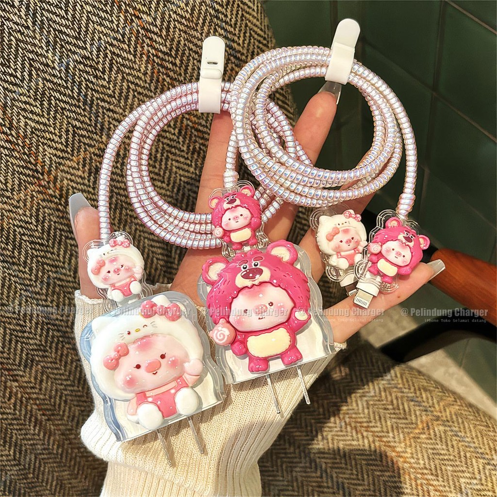 IPhone Charger Protector 18w & 20w iPhone Charger Head Cable Protector iPhone & ipad Adapter Protect