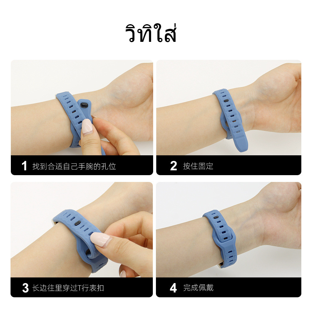 สายนาฬิกาผูหญิงซิลิโคนGarmin venu2venu3 venu SQ2 forerunner245 165 255 265 158 55ลายจุดสาย20mm22mm