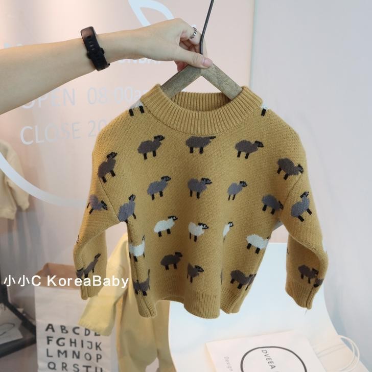 เสื้อยืดแขนยาวเด็กชายฤดูใบไม้ร่วงฤดูหนาวแฟชั่นสไตล์ใหม่เวอร์ชั่นเกาหลีผ้าฝ้ายแท้คอกลมลายการ์ตูนหล่อทุกการแข่งขันสบายๆนุ่มสบายเสื้อถักอบอุ่นด้านบ - รูปที่ 5