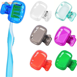 [risingmeup] คลิปหนีบแปรงสีฟันแบบพกพาผ้าคลุมแปรงสีฟันตัวป้อง…